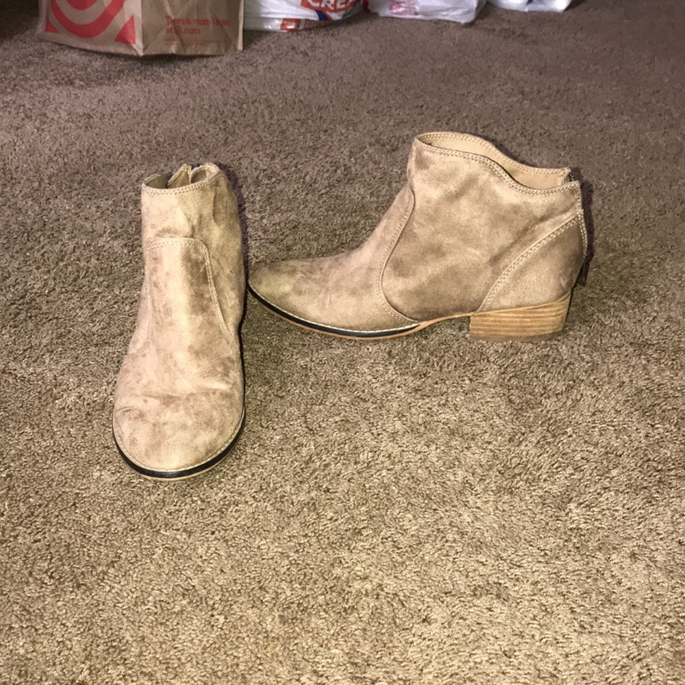 Brown booties